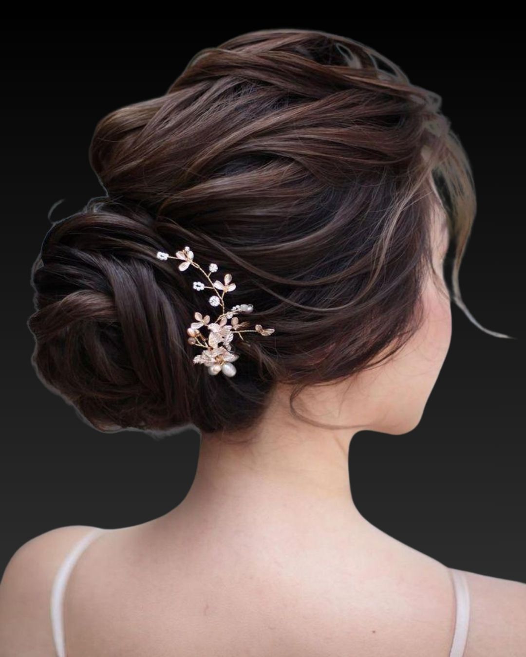 Low Textured Bridal Bun 02