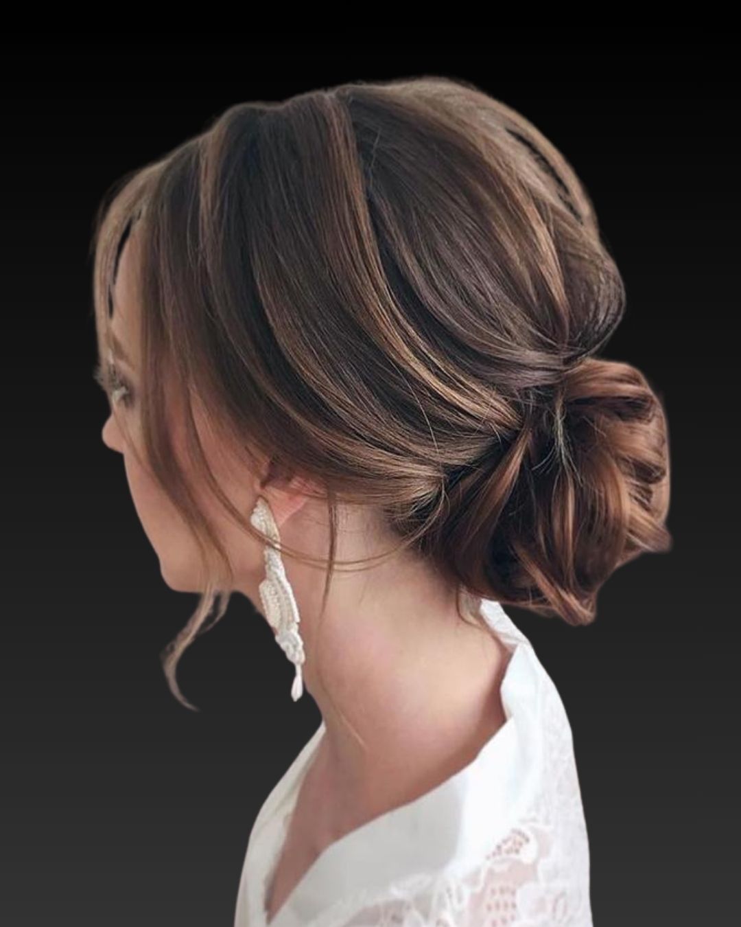 Low Textured Bridal Bun 03