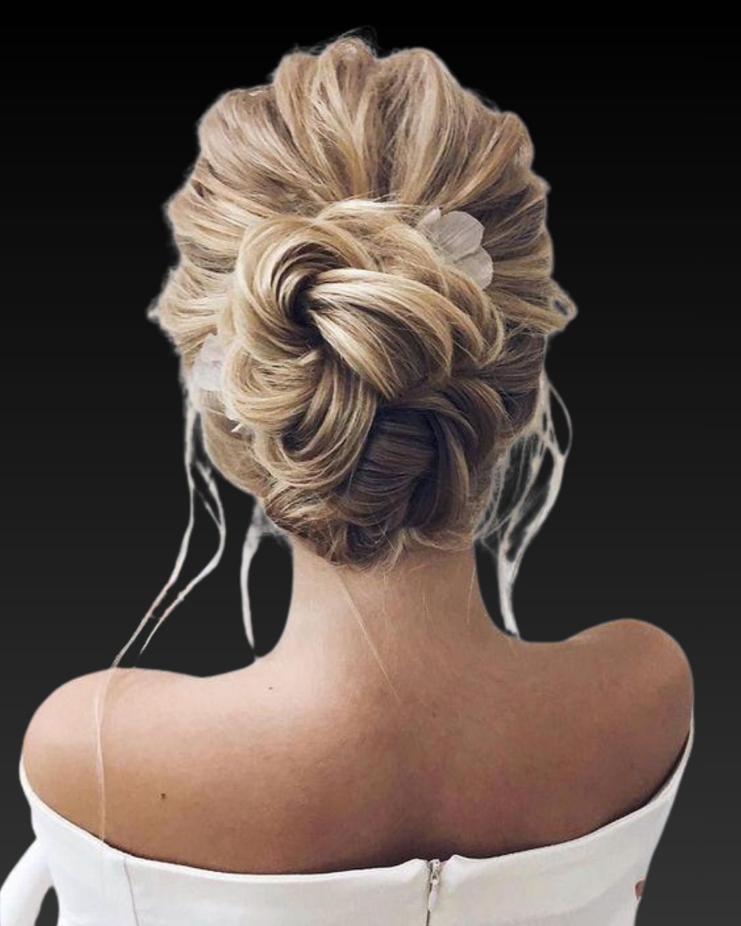 Low Textured Bridal Bun 04