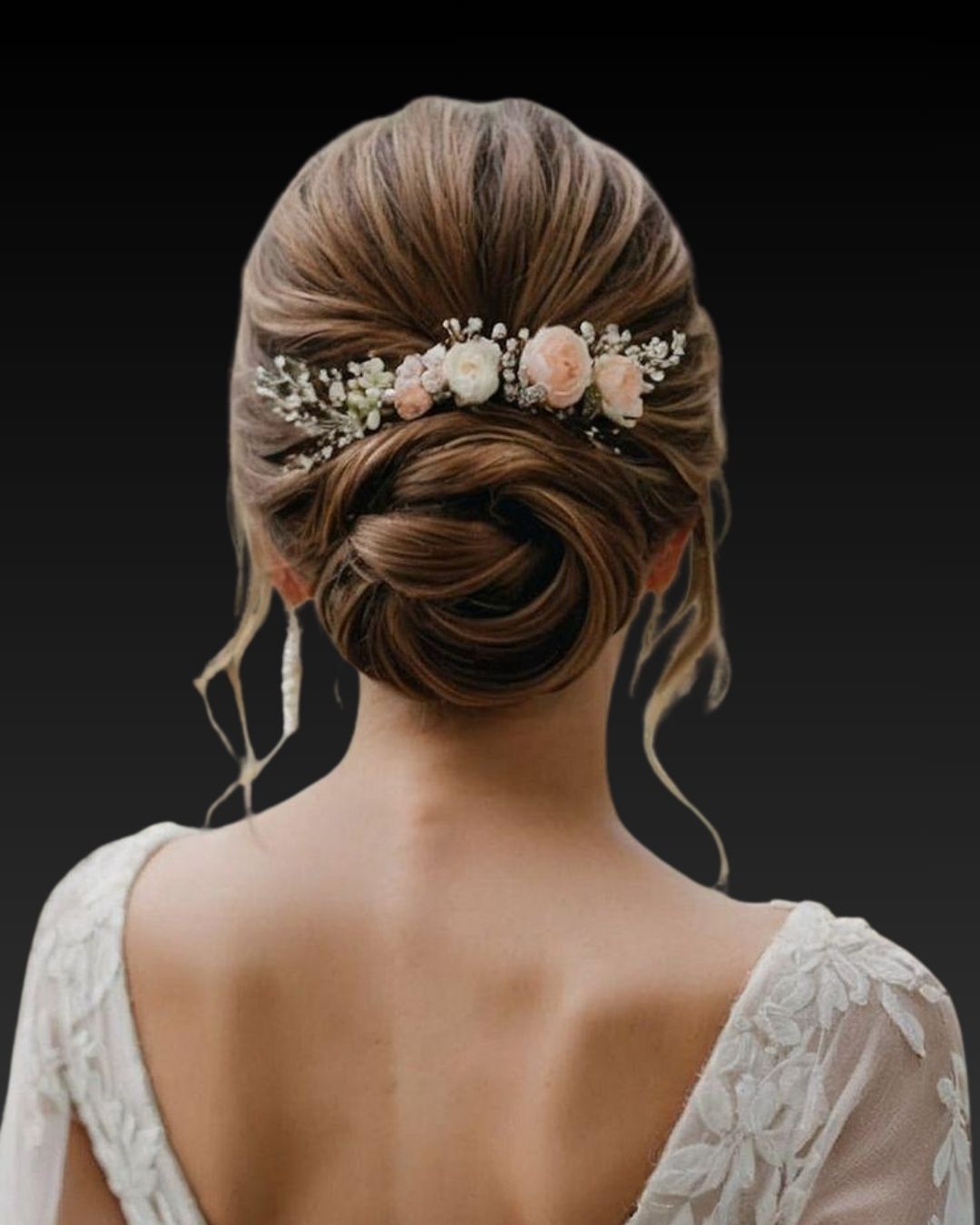 Low Textured Bridal Bun 05